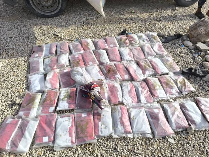 بقيادة عوض الجبواني .. كتيبة الحماية بشبوة تضبط كميات كبيرة  من الحشيش  