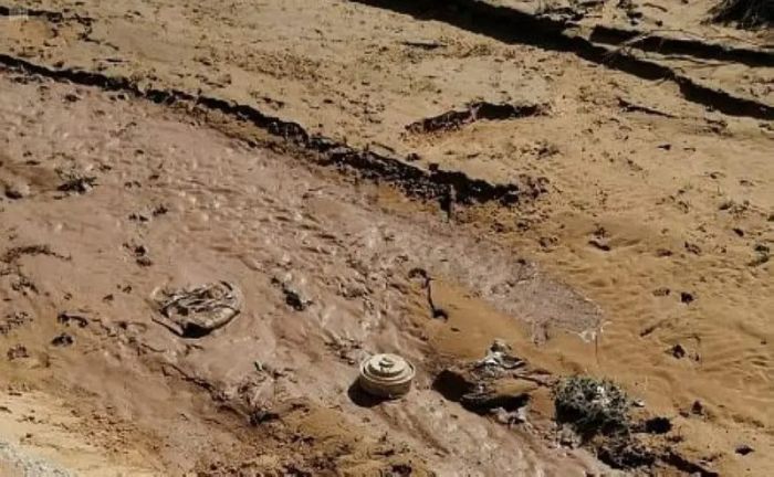 الداخلية تحذر من خطورة الألغام التي جرفتها السول في محافظتي البيضاء وشبوة