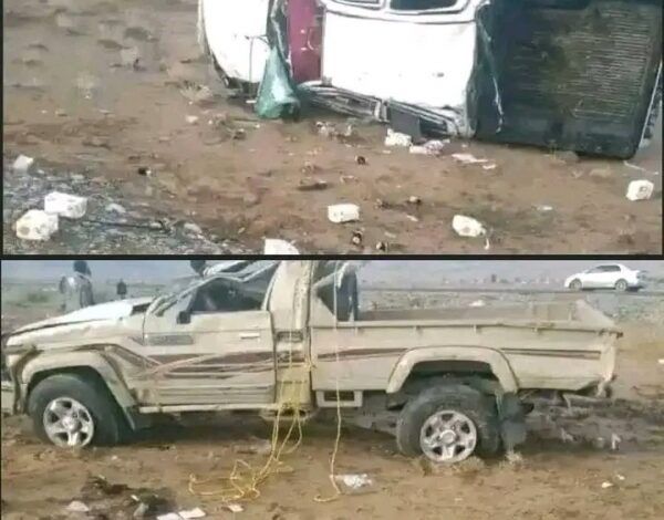 مصرع وإصابة أكثر من 30 شخص في حادث مروري مأساوي بمحافظة عمران