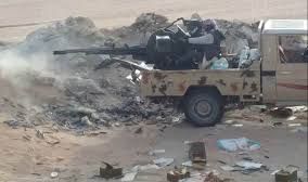 مواجهات بين القوات الحكومة و عصابة الحوثي الارهابية شرق تعز