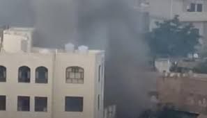 محور تعز يوضح سبب انفجار مخزن احتياطي لتسليح اللواء 22 ميكا