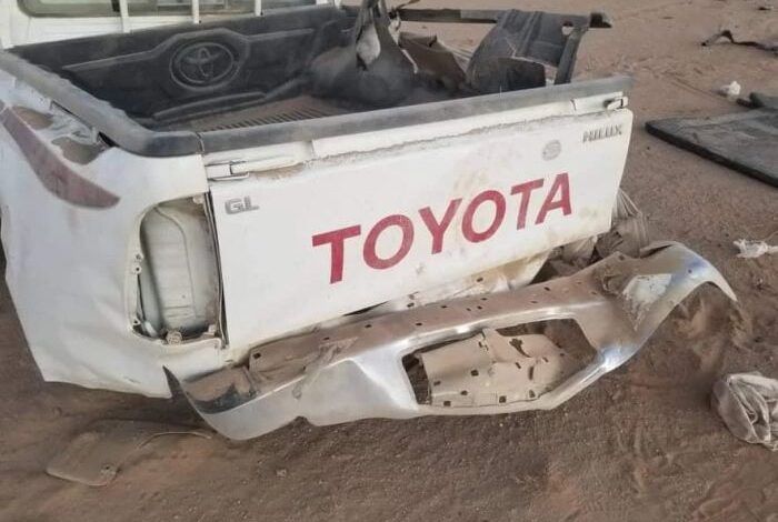 إصابة مواطنين بجروح جراء انفجار لغم حوثي في سيارة مدنية غرب تعز