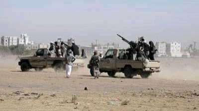 تعزيزات عسكرية كبرى تصل إلى محافظة البيضاء في اليمن من قبل عصابة الحوثي الإيرانية