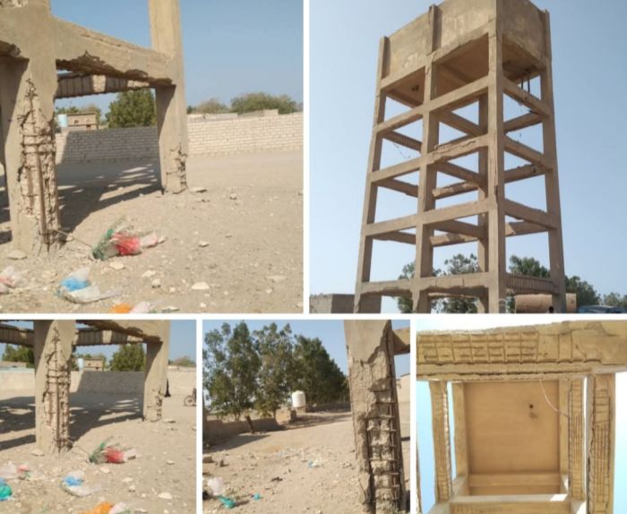  خزان مياه بالخوخة مُعرض للانهيار