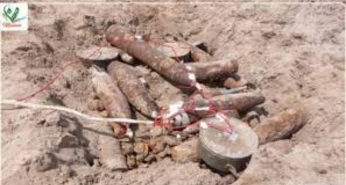  تفكيك أكثر من 3 آلاف مادة متفجرة من مخلفات الحوثي خلال 9 أيام