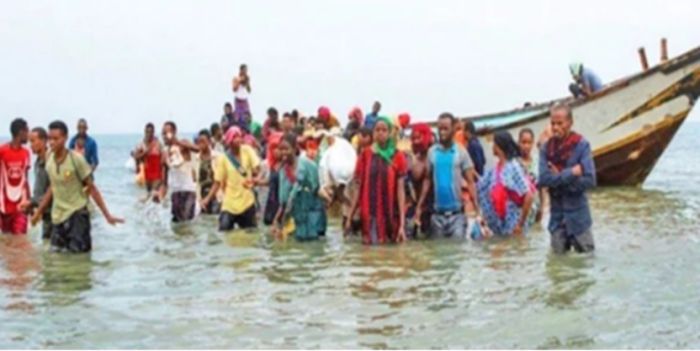  ضبط 86 مهاجرًا أفريقيًا غير شرعي في سواحل شبوة