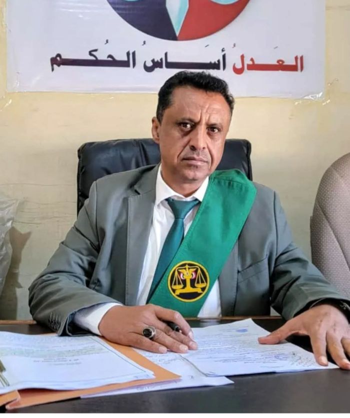 رئيس محكمة المواسط والمعافر الابتدائية: أنجزنا أكثر من ١٢٠٠ قضية رغم قلة القضاة والإمكانات 