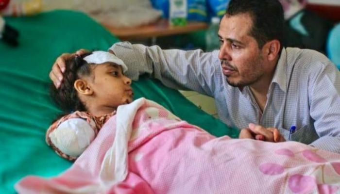  استشهاد طفلة وإصابة شقيقها بقصف لمليشيا الحوثي في تعز