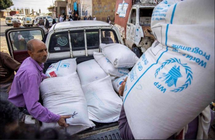  تعز .. وصول مساعدات المرحلة الرابعة لبرنامج الغذاء العالمي