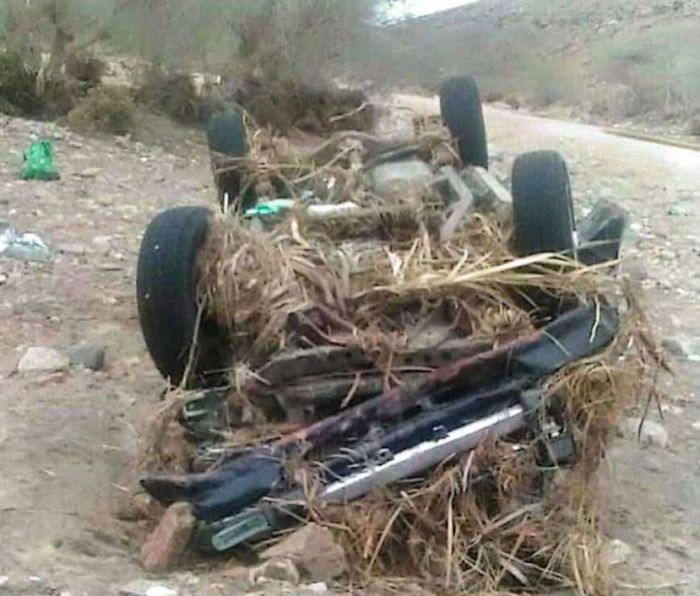  أبين .. نجاة أسرة من الموت إثر جرف سيول سيارتهم