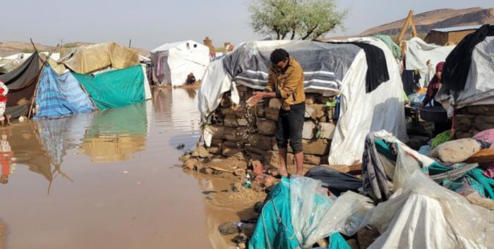  الأمم المتحدة: تضرر مئات الأسر في حجة والحديدة جراء السيول
