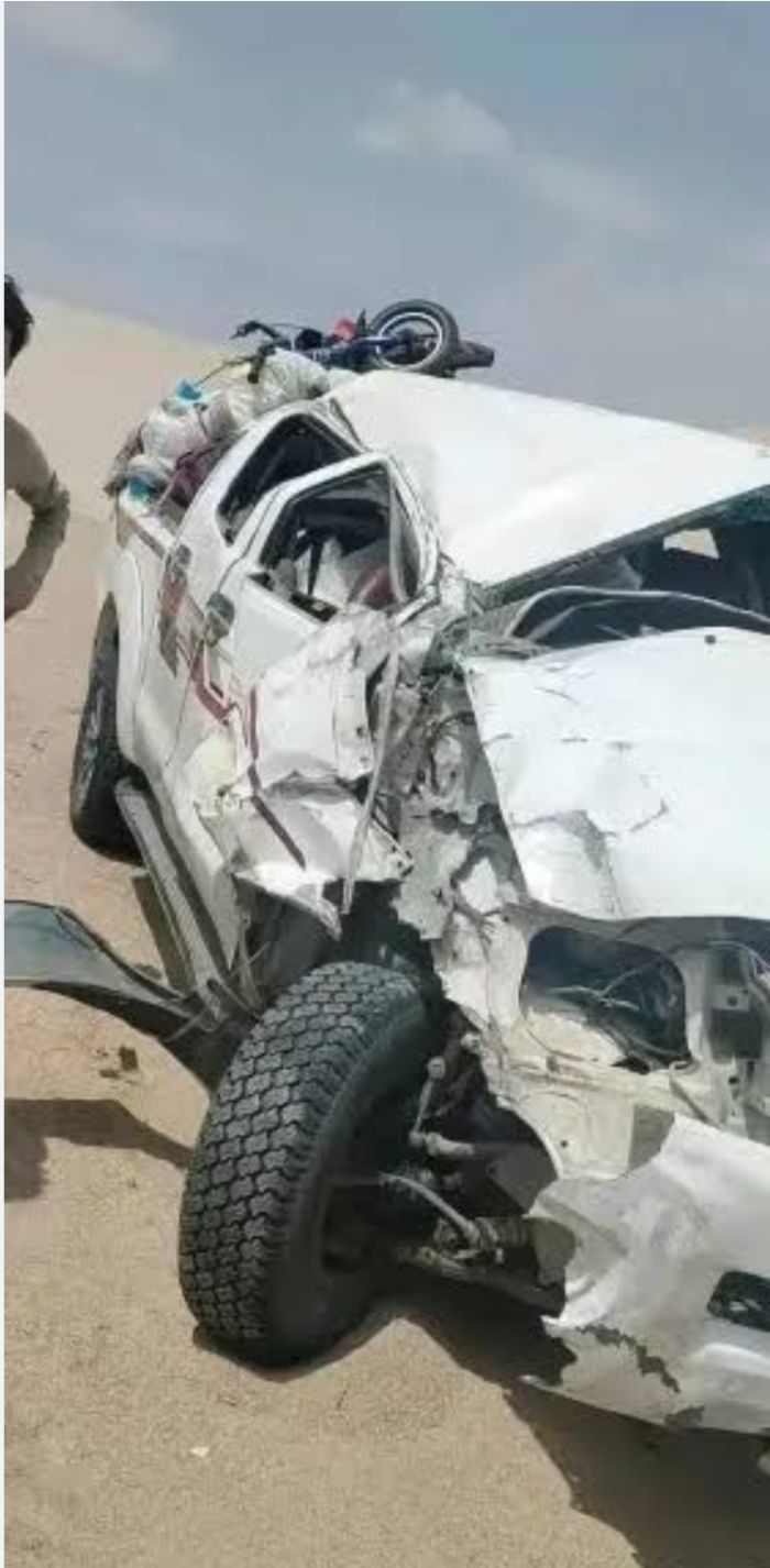  وفاة مغترب يمني بحادث مروع في صحراء الجوف