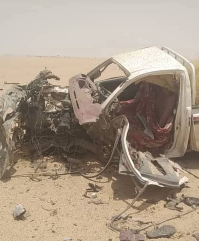  استشهاد وإصابة 10 مواطنين بانفجار لغم حوثي في الجوف