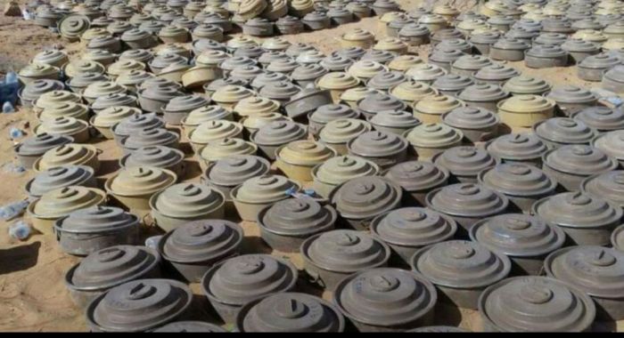  تفكيك أكثر من 1300 مادة متفجرة من مخلفات الحوثي خلال أسبوع