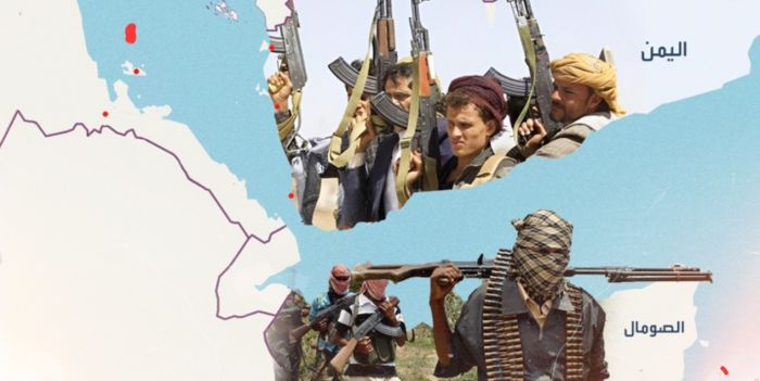 على ضوء تحركات سفن مشبوهة قبالة الصومال.. الكشف عن مساعٍ ايرانية عبر ذراعها الحوثية لتطويق باب المندب