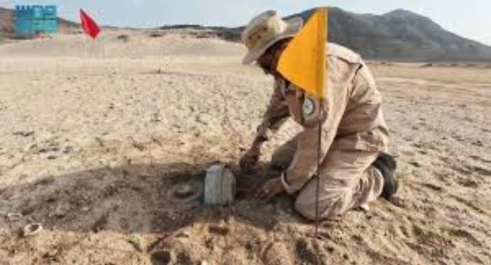  "مسام" ينفذ عملية جديدة لإتلاف ألغام وذخائر حوثية في مأرب