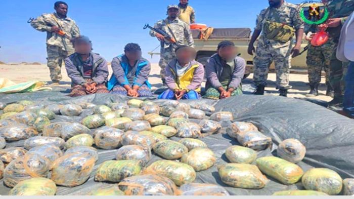  الداخلية اليمنية تحبط عمليتي تهريب مخدرات وتعتقل 8 متورطين في أبين ولحج