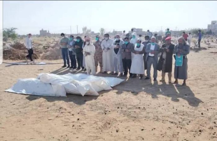  دفن 15 جثة مجهولة الهوية في مأرب