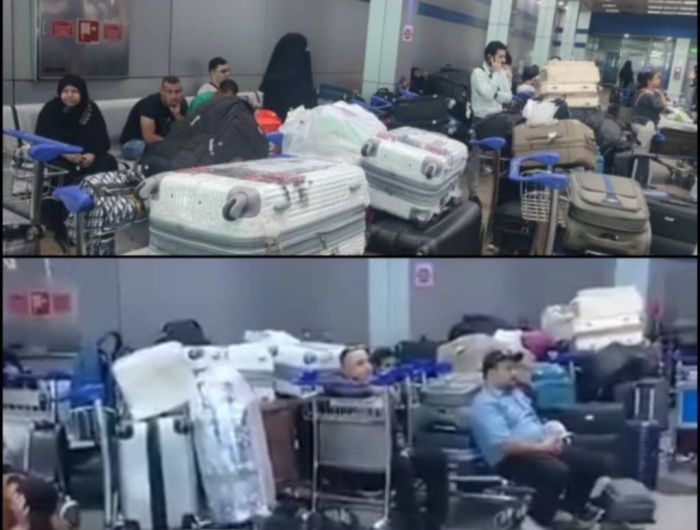  دون إشعار مسبق .. عالقون في مطار القاهرة يشكون تأجيلًا مفاجئًا لرحلة طيران الملكة بلقيس