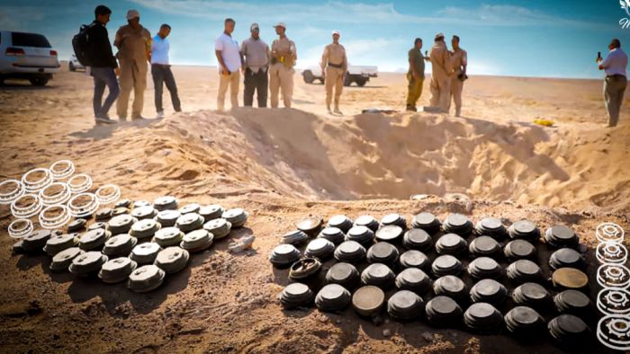  تفكيك نحو 3 آلاف مادة متفجرة من مخلفات الحوثي خلال أسبوعين