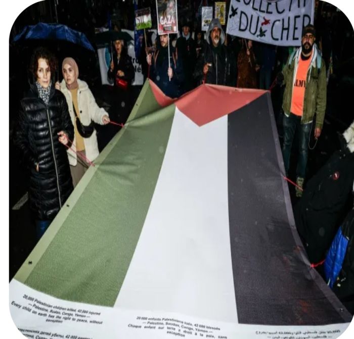 الآلاف يتظاهرون في باريس دعماً للفلسطينيين