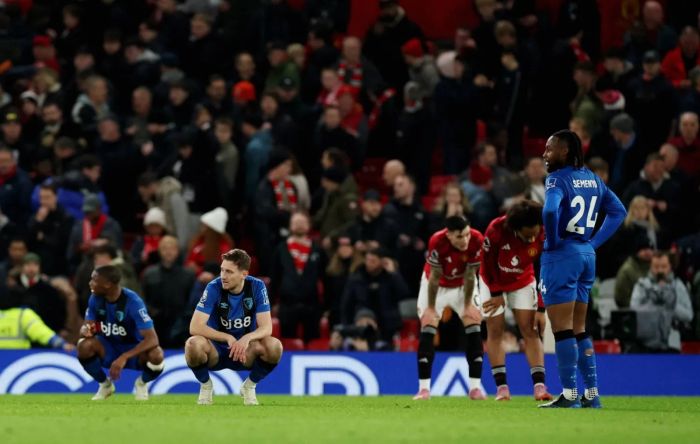 تعادل ناري بين يونايتد وبورنموث في أولد ترافورد