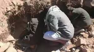 عصابات حوثية تنبش مواقع أثرية في مغرب عنس بذمار