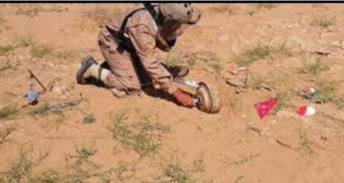  تفكيك 55 ألف مادة متفجرة من مخلفات الحوثي في عام 2025