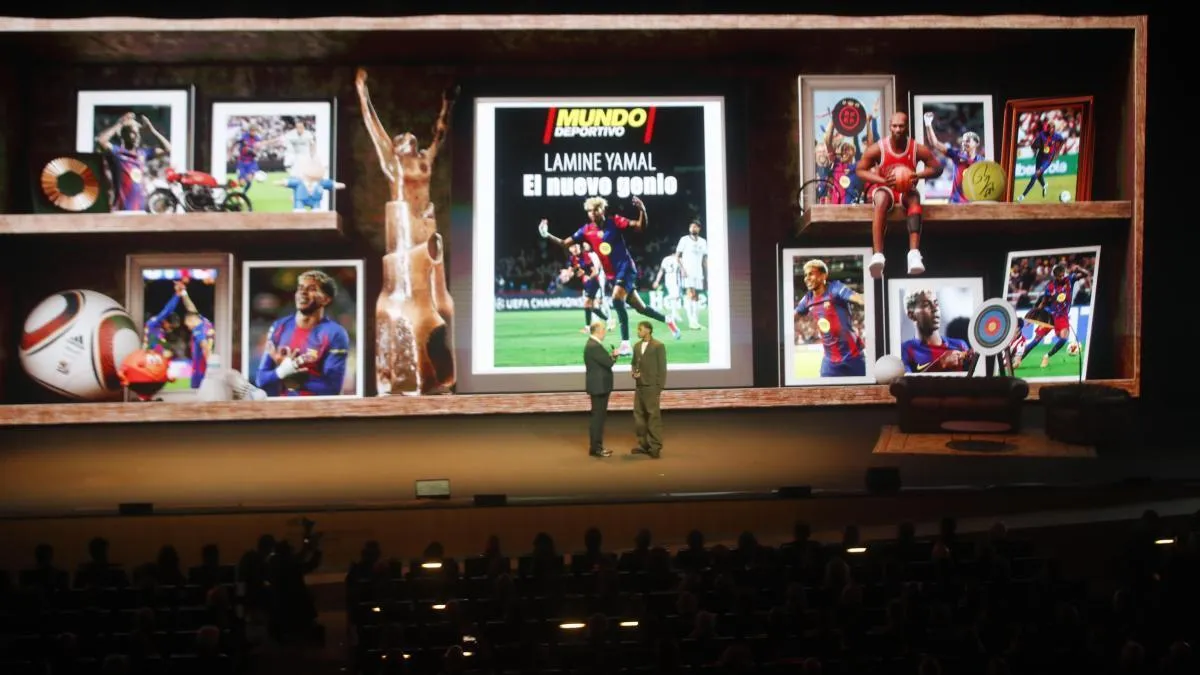 برشلونة يتألق في احتفالية "موندو ديبورتيفو" بمئويتها الـ120