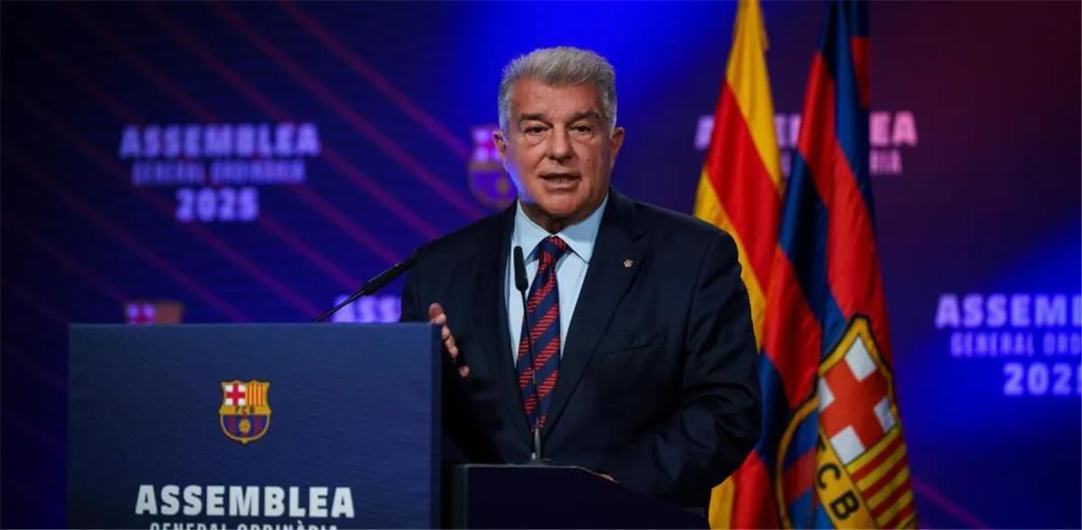 لابورتا يشعل فتيل الجدل بانتقادات حادة لريال مدريد ويحدد موعد انتخابات برشلونة