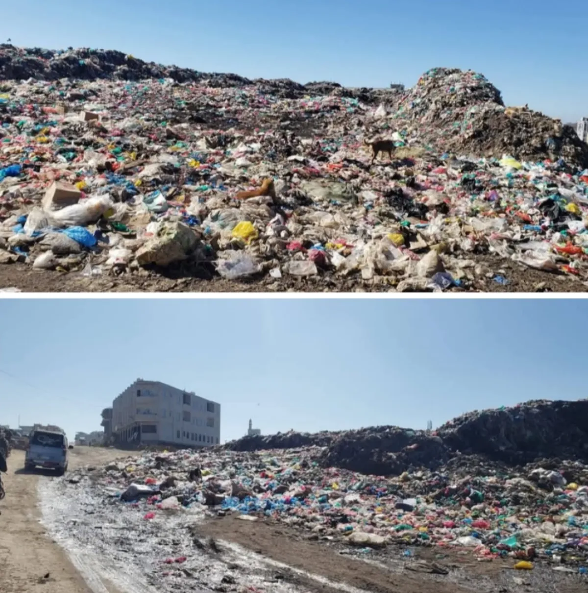 تعز.. منع ترحيل القمامة إلى مقلب شارع 24 بالتربة