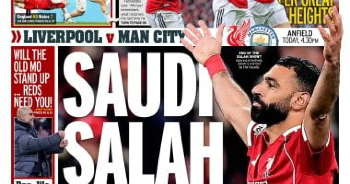 صلاح يتصدر أغلفة الصحف الإنجليزية: عرض سعودي خيالي لتعويض رونالدو