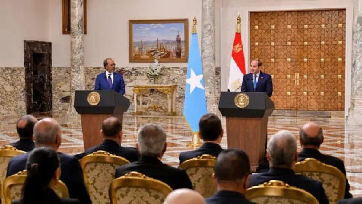 السيسي ومحمود يؤكدان مسؤولية الدول المطلة على البحر الأحمر عن أمنه