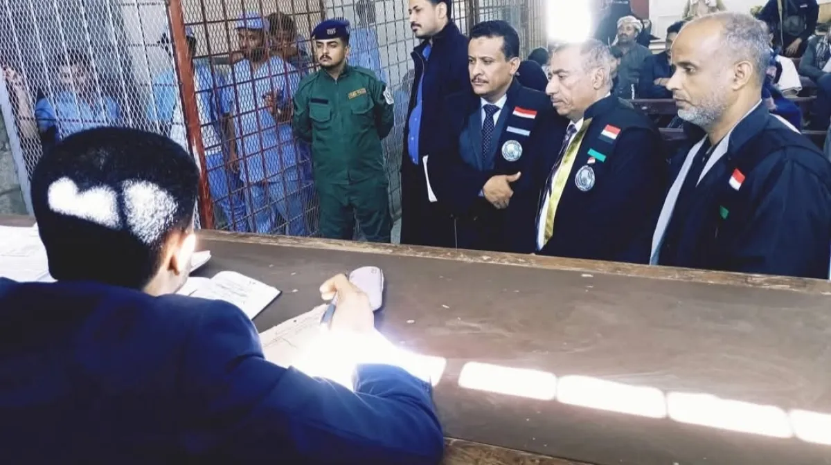 مثول غزوان المخلافي أمام المحكمة الجزائية بتعز في قضايا جنائية