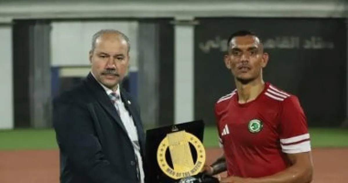 نجم مودرن سبورت "غنام محمد" يتألق ويحصد جائزة رجل المباراة في مواجهة كهرباء الإسماعيلية