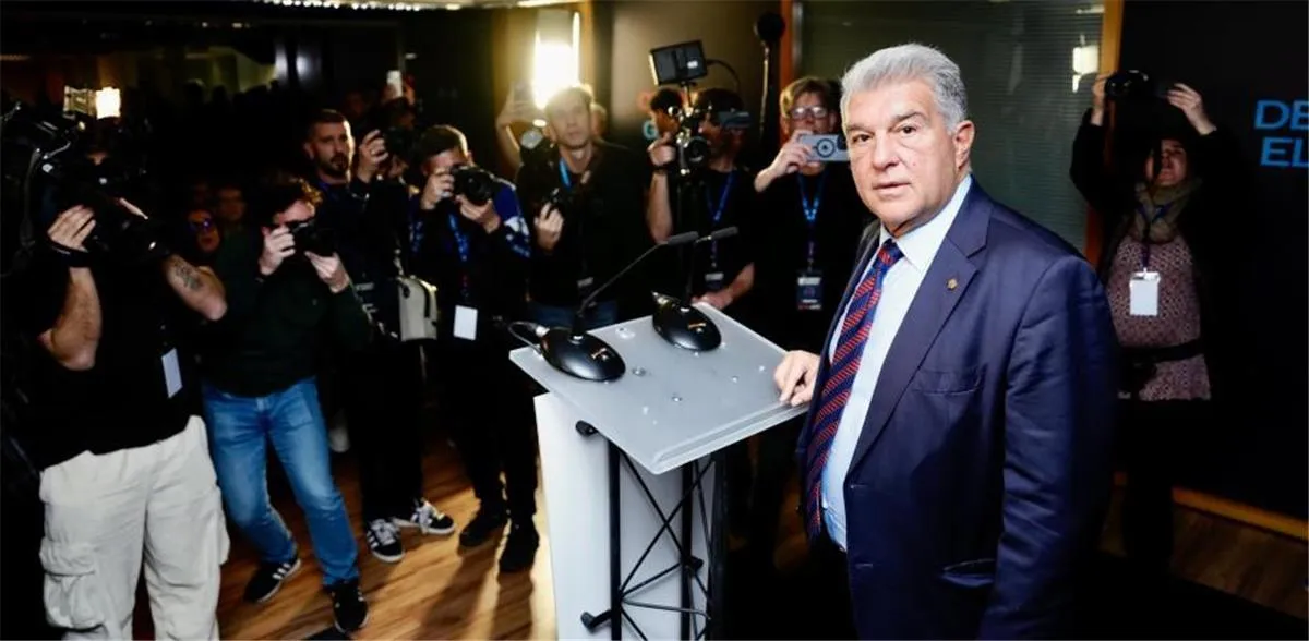 لابورتا: برشلونة يمتلك "كنزاً" رياضياً وسيتوج بالدوري رغم التحديات