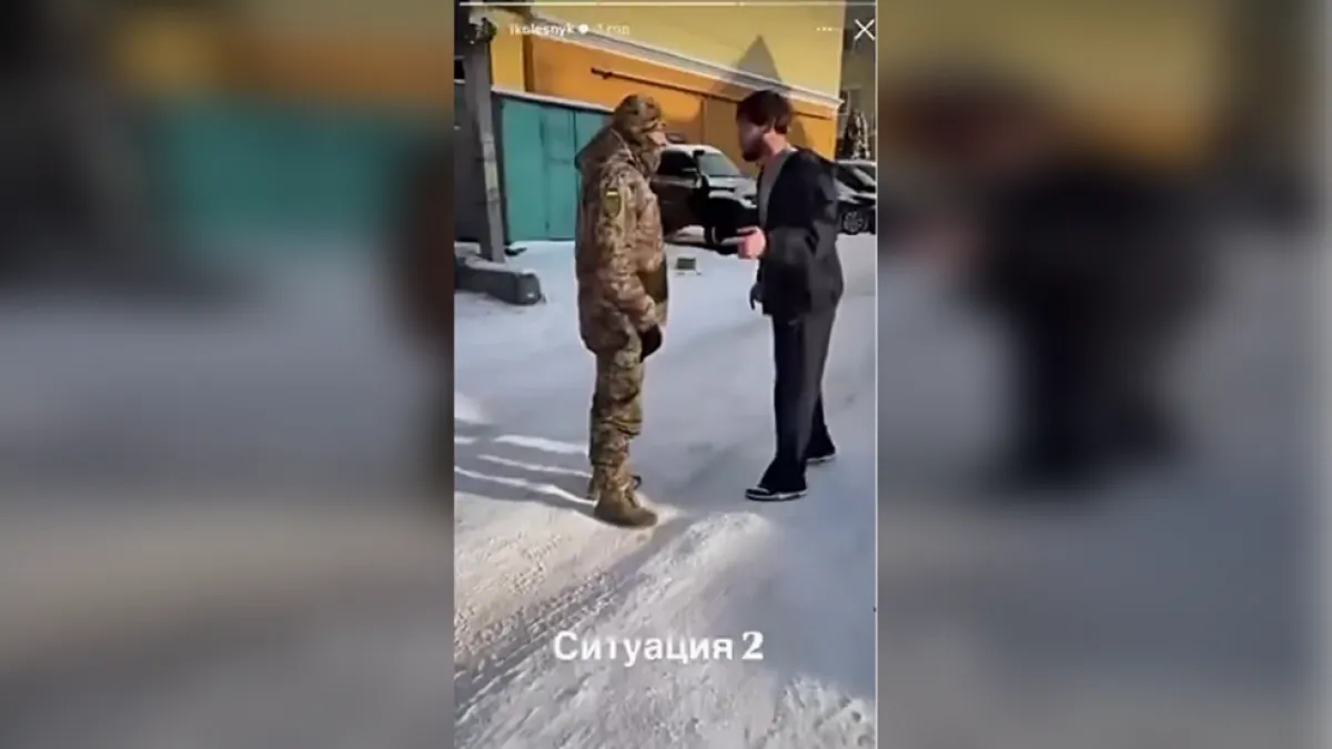 إيقاف لاعب كرة قدم أوكراني بعد اشتباك عنيف مع مسؤول تجنيد