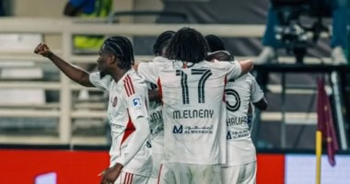 النني يقود الجزيرة لفوز مثير على الوحدة في الدوري الإماراتي