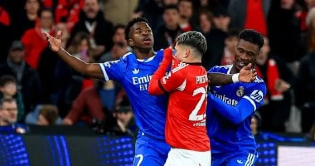 يويفا يضع نجما ريال مدريد ومدافع بنفيكا تحت المجهر قبل مواجهة الأبطال