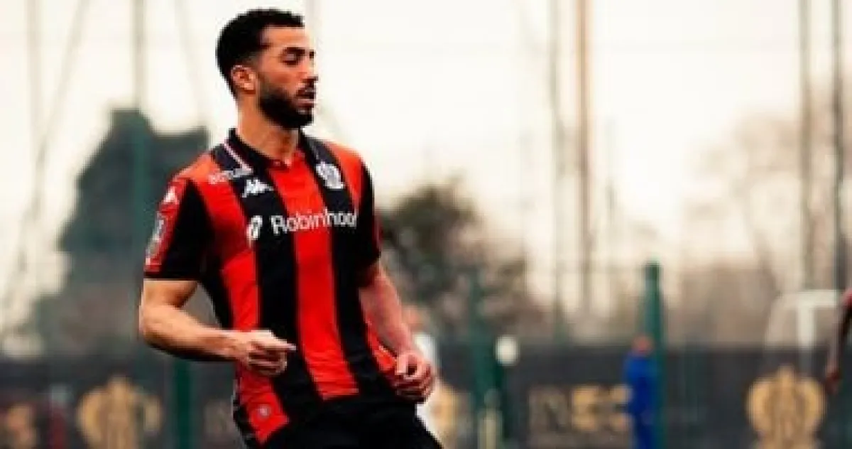 محمد عبد المنعم يعود للملاعب بعد غياب عام كامل مع نيس في ودية استعدادية