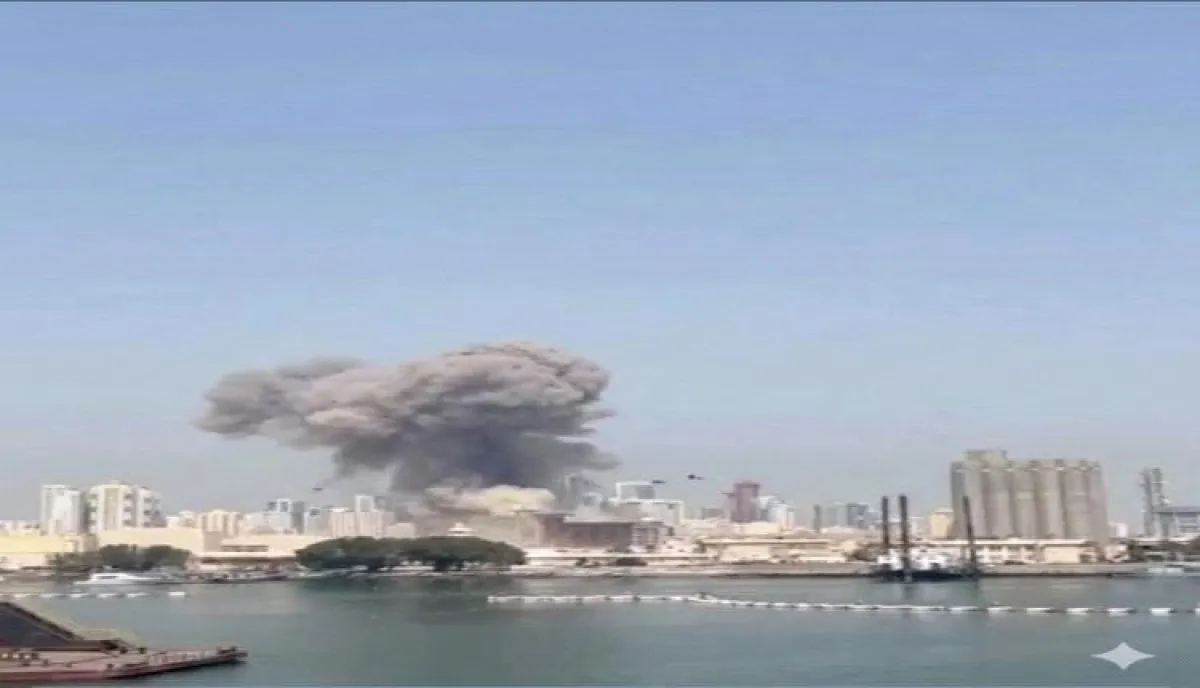 هجوم صاروخي يستهدف قاعدة أميركية في البحرين واعتراض صواريخ قطرية