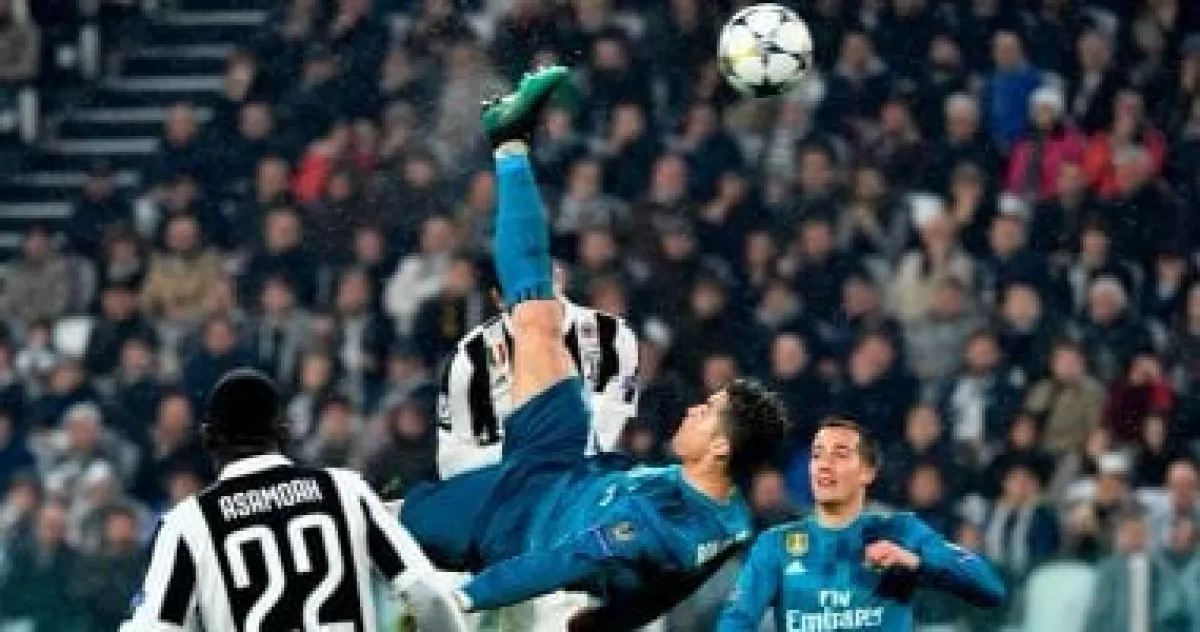 رونالدو يبهر العالم: مقصية "الصاروخ" في شباك يوفنتوس تتصدر أجمل أهداف الأبطال