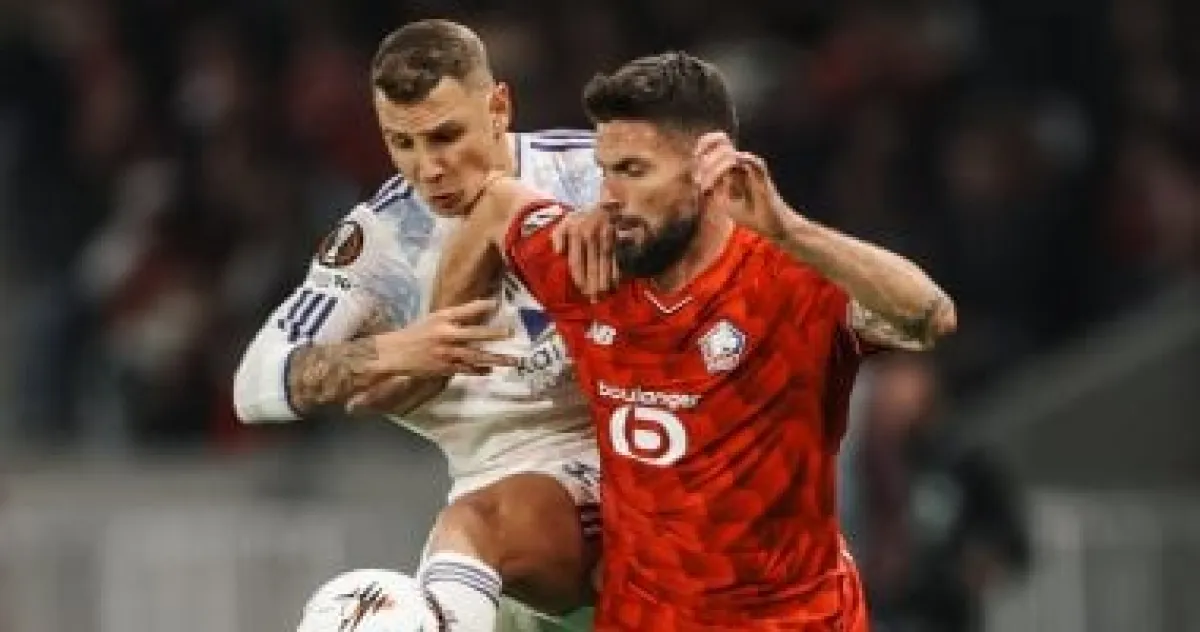 تعادل سلبي ينهي شوط ليل وأستون فيلا في صراع "اليوروبا ليج"