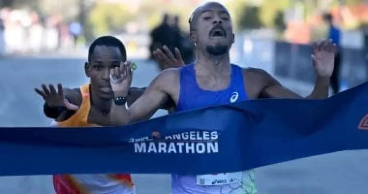 فوز درامي أمريكي في ماراثون لوس أنجلوس بفارق 0.01 ثانية