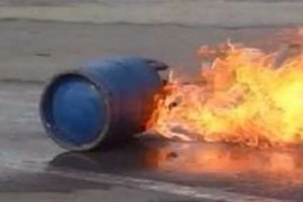 مأرب: مصرع مواطن وإصابة 7 بينهم أطفال في حريق مستودع غاز