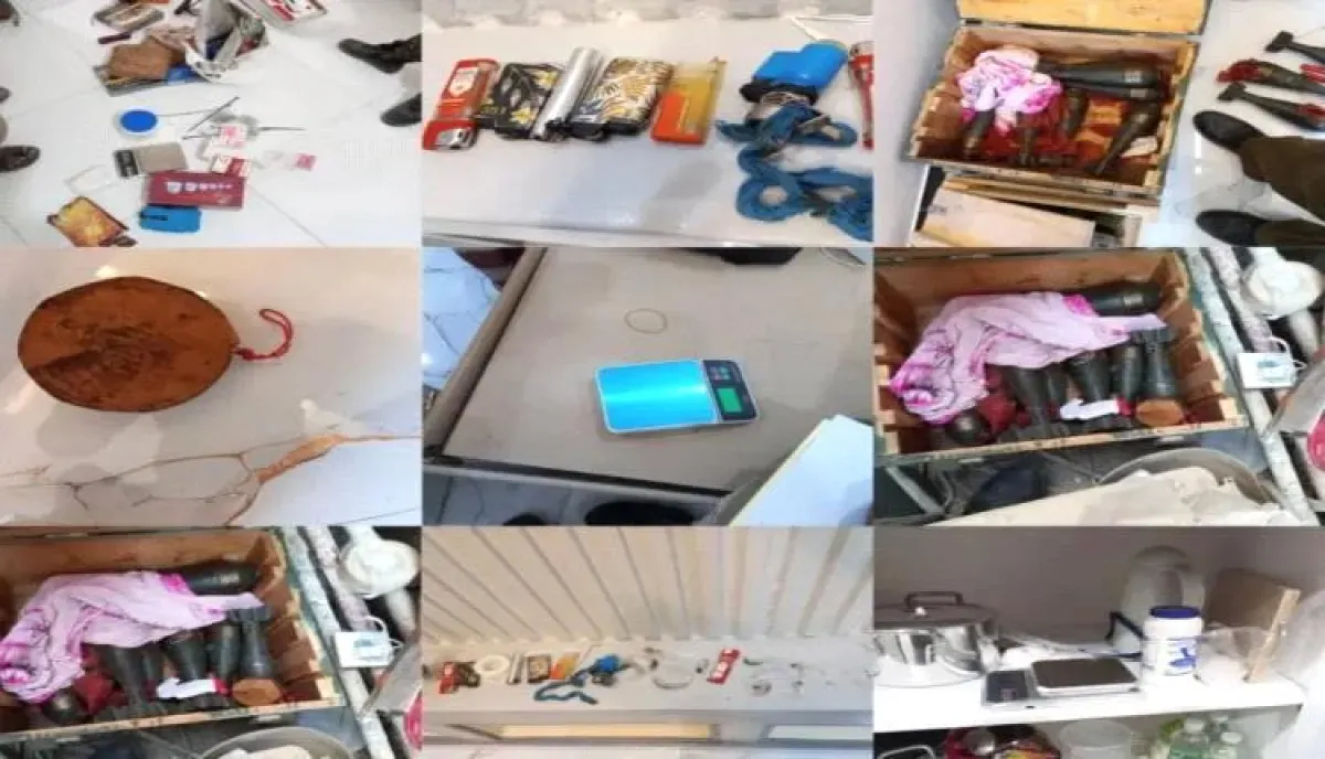 شرطة تريم تفكك خلية لتصنيع وترويج "الشبو" وتضبط مواد مخدرة ومتفجرات