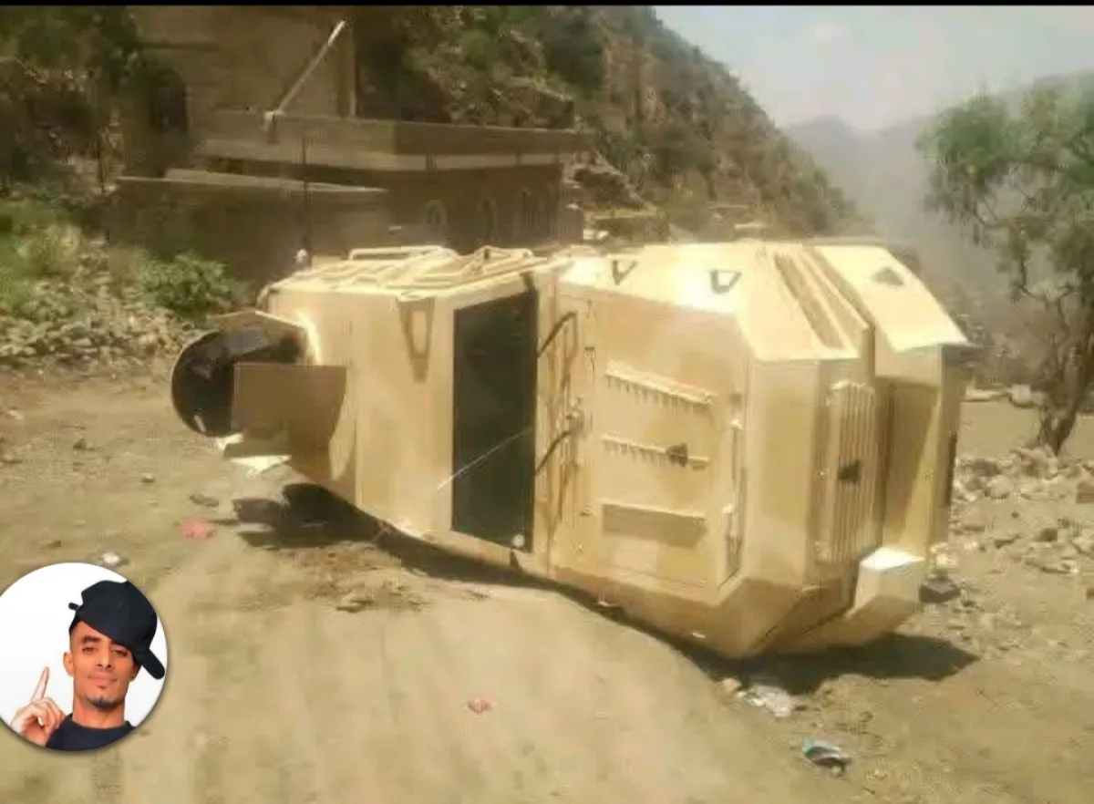 انقلاب مدرعة عسكرية بطرق الموت في المقاطرة يجدد المطالبات بإعادة تأهيل الطريق