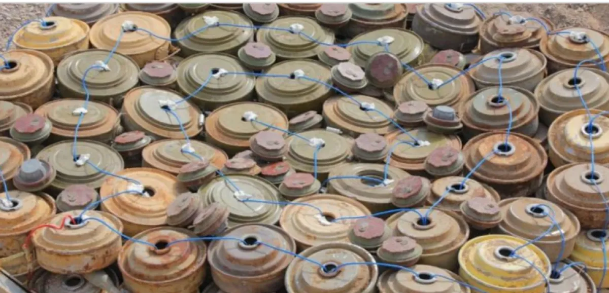 تفكيك 1231 لغم وذخيرة من مخلفات الحوثي خلال أسبوع