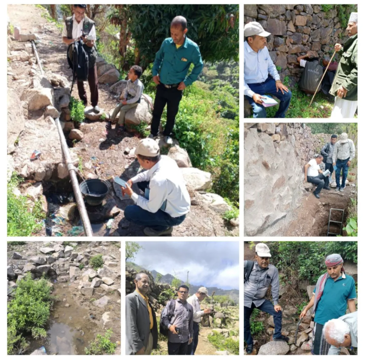 تعز .. مسوحات ميدانية لمعالجة أزمة المياه بمشرعة وحدنان