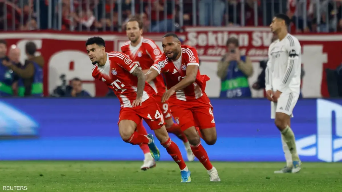بايرن ميونيخ يهزم ريال مدريد ويتأهل لنصف نهائي دوري أبطال أوروبا